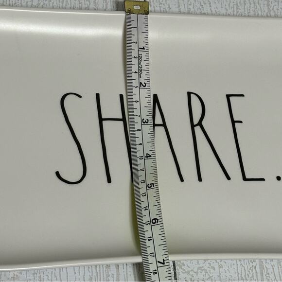 RAE DUNN Ivory Serving Tray Share - Picture 3 of 7